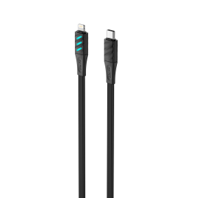 Кабель USB-C — Lightning Havit HV-CB6255 PD30W 1 м чорний