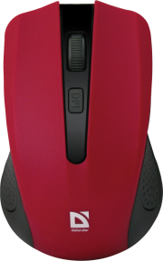 Миша Defender Accura MM-935 Wireless Red (52937)