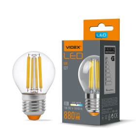 LED лампа VIDEX Filament G45F 6W E27 4100K