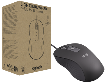 Миша Logitech Signature M520 for Business - GRAPHITE (910-007511)