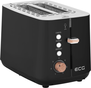 Тостер ECG ST 2768 Timber Black