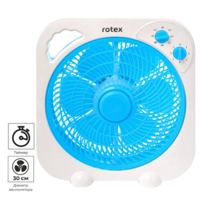 Вентилятор настільний Rotex RAT14-E 25W 30см white/blue