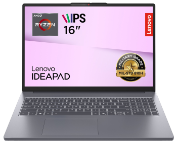 Ноутбук Lenovo IdeaPad Slim 3 16ARP10 (83K800EGRA) Luna Grey