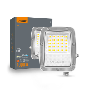 LED прожектор VIDEX F5 20W 3000-5000-6500K 230V White (VL-F5-020CW)