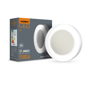 LED світильник ART IP65 круглий VIDEX VL-BHFR-155 15W 5000K