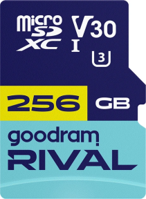 Карта пам'яті GoodRam RIVAL microSDXC 256GB V30 (UHS I U3) + ad Карта пам'яті GoodRam RIVAL microSDXC 256GB V30 (UHS I U3) + ad