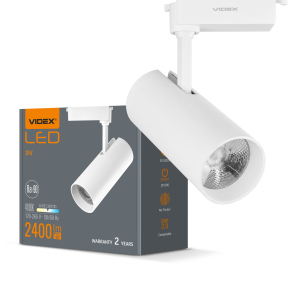 LED світильник трековий VIDEX VL-TR04-304W 30W 4100K білий