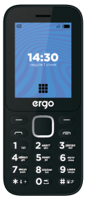 Мобільний телефон ERGO E241 Dual Sim Black