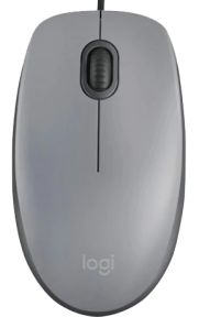 Миша Logitech M110 Silent-MID GRAY-USB-AKOYA