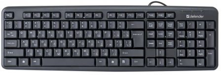 Клавіатура Defender Element HB-520 USB UKR Black (45529) Клавіатура Defender Element HB-520 USB UKR Black (45529)
