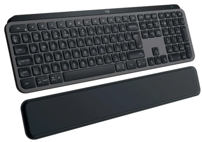 Клавіатура Logitech MX Keys S, Wireless, Plus Palmrest, Graphite (L920-011589)