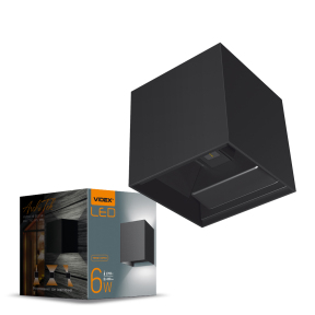 LED Світильник архітектурний VL-AR04-062B IP54 VIDEX 6W 2700K