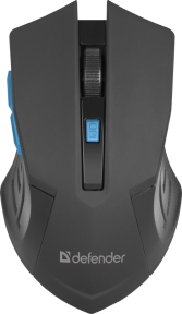 Миша Defender Accura MM-275 Wireless синій (52275)