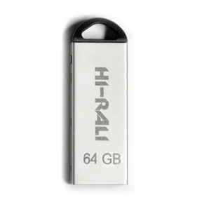USB-флеш-накопичувач Hi-Rali Fit 64 ГБ Silver