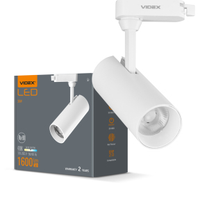 LED світильник трековий VIDEX VL-TR04-204W 20W 4100K білий