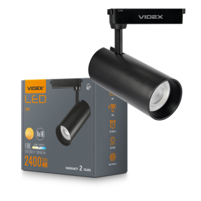 LED світильник трековий VIDEX VL-TR04W-304B 30W 60° 4100K чорний