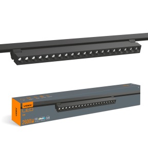 LED світильник трековий VIDEX VL-TR06-304B 30W 4100K 220V чорний