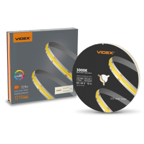 LED стрічка VIDEX COB DC24V 55W 5M 3000K Ra80 IP20 VL-LSTCB320-24113-B5)