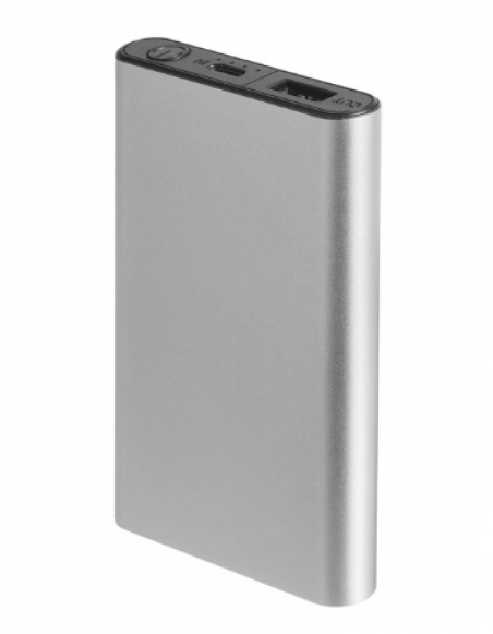 Зовнішній акумулятор Florence Aluminum 5000mAh Grey (FL-3000-G)