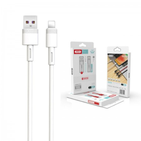 USB кабель XO lightning NB-Q166 2A/1m White