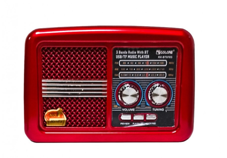 Радіо Golon RX-BT978S Red Black