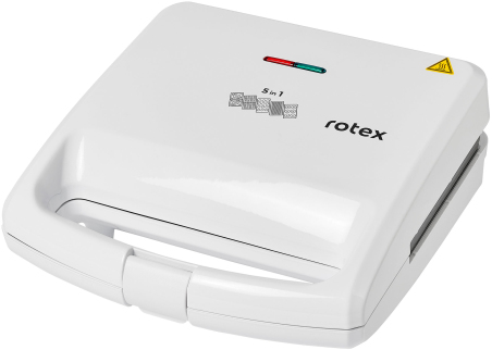 Бутербродниця Rotex ГRSM225 5в1 White