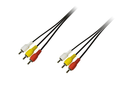 Кабель Piko 1283126473968, RCA3-RCA3, 3м Black Кабель Piko 1283126473968, RCA3-RCA3, 3м Black