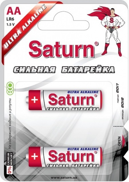 Батарейки Saturn ST-ALR06-2