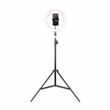 Набір 2в1 тримач для смартфонів + LED кільце Havit HV-ST7012I