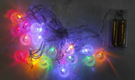 Гірлянда м'ячик 2хАА 20Led 3.5м (BPNY-01042)