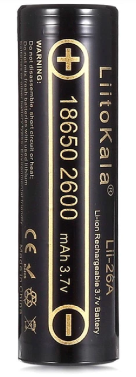 Акумулятор LiitoKala Lii-26A 18650 2600mAh Li-Ion