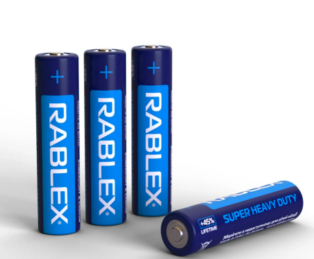 Батарейки Rablex AAA R3 Super Heavy Duty 4 шт Blue