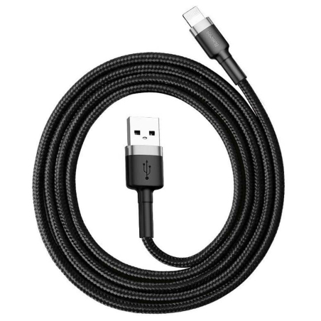 Кабель Baseus Cafule Lightning  2.0м 1.5A Black