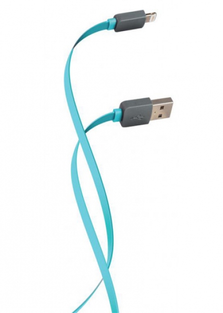 USB кабель Florence Lightning 1m 2 A Aquamarin (FDC-L1-2A)