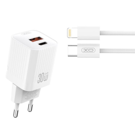 Зарядний пристрій XO L149 30W + кабель Lightning