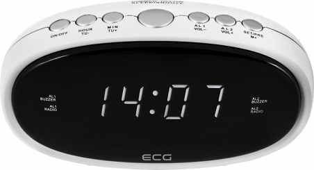 Радіо-годинник ECG RB 010 White