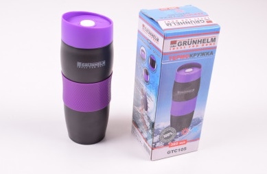 Термочашка Grunhelm GTC 105 380 мл (бузкова) Термочашка Grunhelm GTC 105 380 мл (бузкова)
