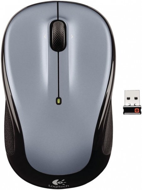 Мышь Logitech M325 Wireless Mouse Light Silver (910-002334)