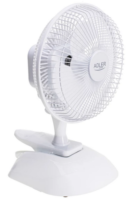 Вентилятор настільний Adler AD7317 White