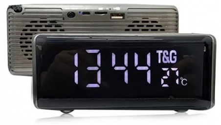 Портативна колонка Bluetooth T&G TG-174 grey
