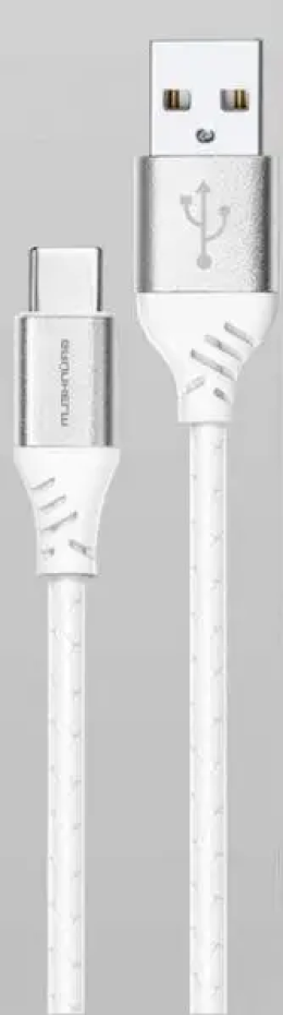 USB кабель Grunhelm GMS-03 CS white Type-C 