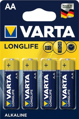 Батарейки Varta Longlife LR06 AA MN1500 4 шт