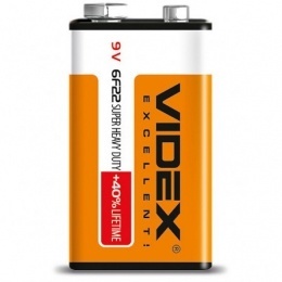 Батарейка Videx 6F22/9V