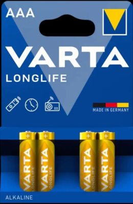 Батарейки Varta Longlife AAA LR03 4103 4 шт