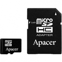 Карта пам'яті Apacer 16 GB microSDHC Class 10 UHS-I + SD adapter AP16GMCSH10U1-R