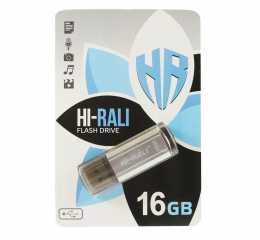 USB-флеш-накопичувач Hi-Rali 16GB Stark series Silver (HI-16GBSTSL)