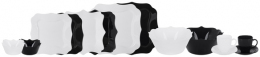 Столовий сервіз Luminarc Authentic Black/White (P4677) 38 предметів