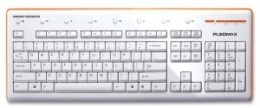 Клавіатура PLEOMAX Multimedia K-300 USB White