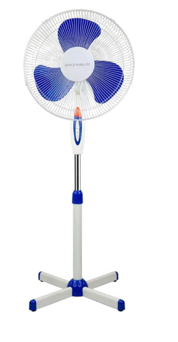 Вентилятор Grunhelm GFS-1619 White/Blue