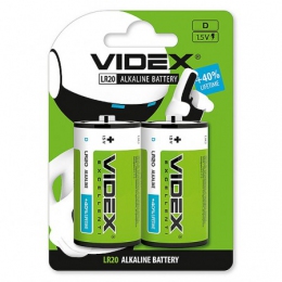 Батарейки Videx LR20/D 2 шт.
